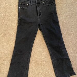 Madewell Black Bootcut Jeans with Classic Design